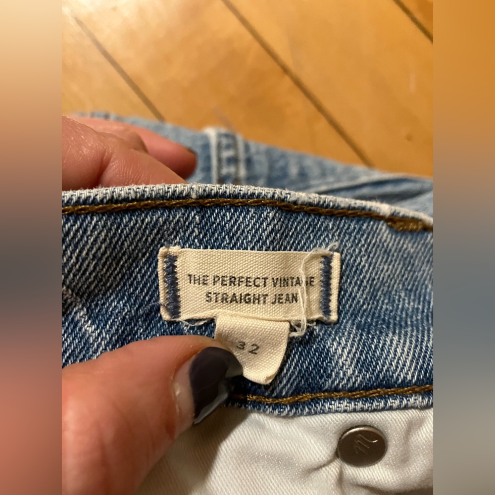 Madewell Perfect Vintage Straight Jeans - Picture 4 of 12